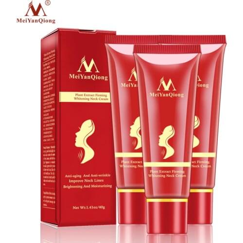 MeiYanQiong Shea Butter Neck Replenishing Moisturizing Delicate Skin Whitening Fading Fine Skin Skin Neck Care Products 40g