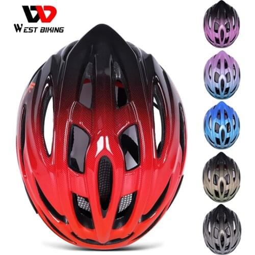 WEST BIKING Ultralight Bike Helmet Adjustable MTB Road Bicycle Helmet Cycling Motorcycle Sport Men Women Safety Cap Protection