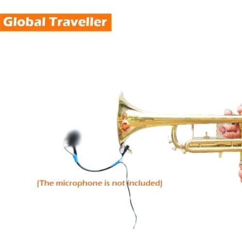 1 piece Bb Trumpet Microphone Stand Clip Bb Trumpet Wireless Microphone Performance Stand Clip