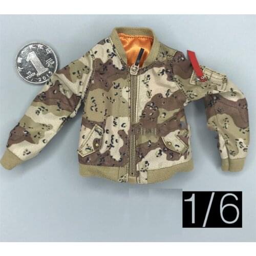 In Stock For Sale Combat Jacket Coat 1/6th For Usual 12inch DAM Female Body Figures Collection