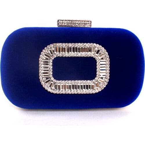 Women Evening Bags Purses Women Clutches Bag Chain Rhinestone Ladies' Fashion Wedding Bridal Bag Wallet 6 Color