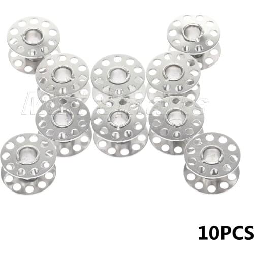 Stainless Steel 10X Silver Sewing Machine Bobbins Craft Tool Accessaries Spool Singer Brother Toyota Janome Elna Bernina Toyota