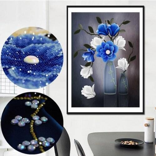 Special Shaped Drill Round Diamonds 5d Diamond Painting Cross Stitch Sets For Embroidery Flowers Handmade Crafts Wall Art