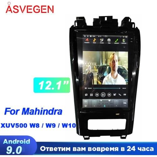 12.1"Android 9.0 Telsa Car GPS Navigation Player For Mahindra XUV500 W7/W8/W9/W10 /W11 With 4G 64G Multimedia Video Stereo