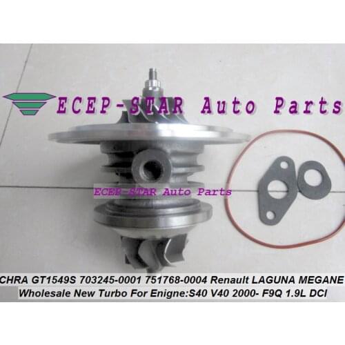 Free Ship Turbo Cartridge CHRA Core GT1549 703245 751768 717345 751768-0002 703245-0001 For Renault Laguna Megane F9Q 1.9L TDI