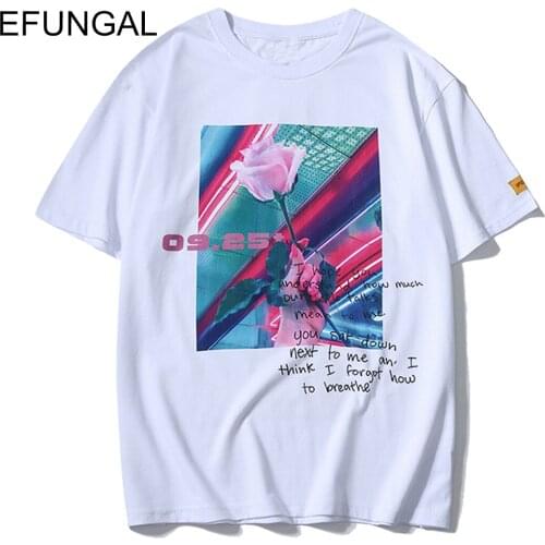EFUNGAL Men's T-shirts With Print