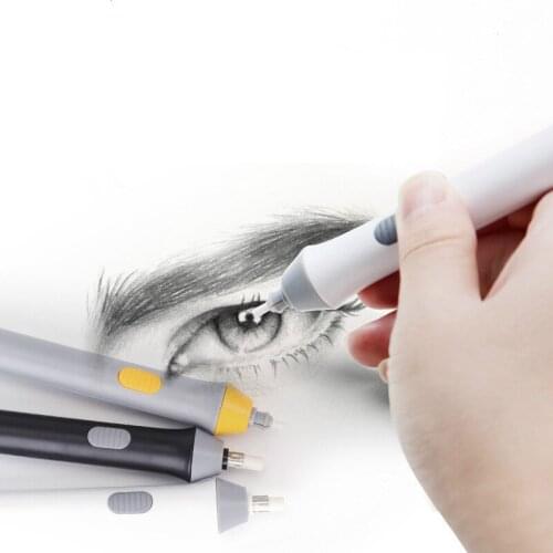 Electric eraser sketch painting refined automatic rotary eraser battery and 22 eraser
