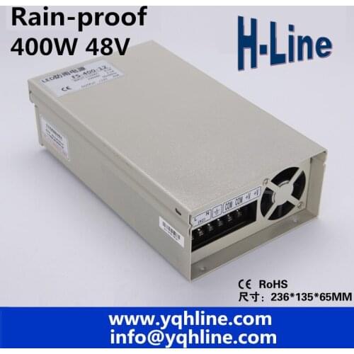 FY-400-48 monitor power LED Rainproof switching power supply transformer 220v 48v power 400W 48V 8.3A