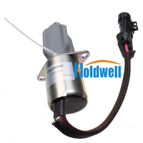 Holdwell Stop Solenoid 6785-5113 11850426 fit for Volvo MC60 MC70 12V