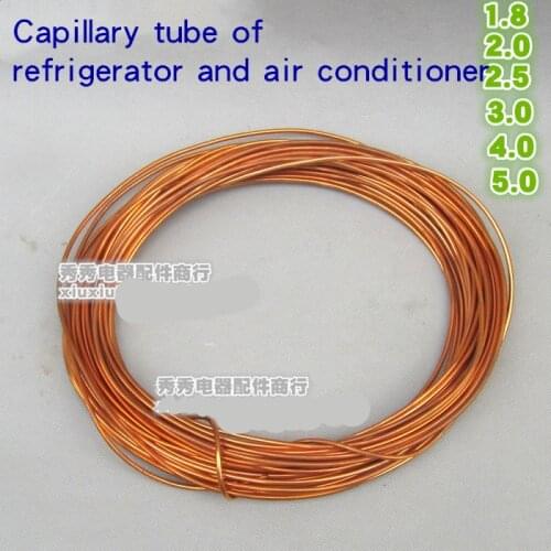 Capillary tube for air conditioner 1.82.02.53.04.05.0 cm capillary tube for refrigerator / M