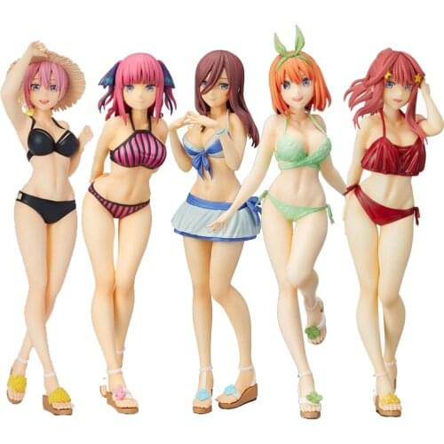 The Quintessential Quintuplets Swimsuit Action Figure Toys Nakano Ichika Nakano Nino Nakano Miku Nakano Yotsuba Nakano Itsuki