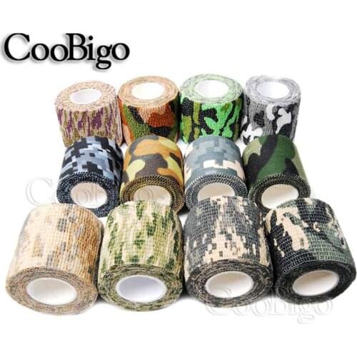 2pcs Retaining Plastic Retractable Non-woven Outdoor Camouflage Tape Outdoor Hunting Camouflage Tape for Tree Stands Hunting