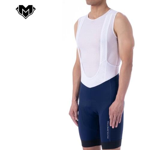 MK Mens Cycling Bib Shorts with Big Side Pockets Padded Bib Shorts Cycling Bike Shorts