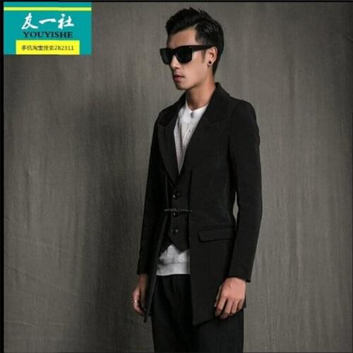 2020Spring and Autumn new style design male copy two-piece suit jacket fashionable slim suit