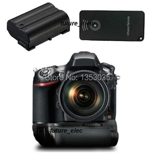 New Pro Vertical Battery Hand Grip Holder Pack For Nikon D800 D800E Digital Camera replace of MB-D12 + IR Remote + 1 x EN-EL15