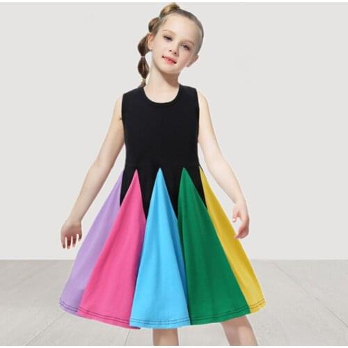2-6 Years Toddler Girls Dress Summer Daily Children Casual Clothes Kids Dresses for Girls Birthday Party Baby Girl Clothing