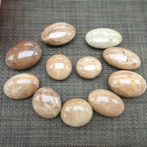 Peach moonstone palm stones piedras naturales y minerales stones and crystals natural gemstone healing reiki modern home decor