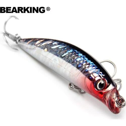 Hot model,5pcs/lot,mixed colors,A+ fishing lures,bearking suspending minnow,90mm&10g,magnet system,dive 0.5m,free shipping