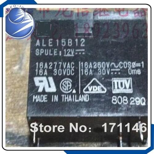 Free Shipping 10PCS Used relay ALE15B12 62F headless YF0923