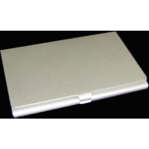 SILVER POCKET BUSINESS ID CREDIT Case Name Card HOLDER CASE Keeper