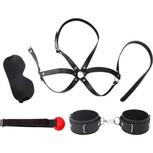 High Quality Bdsm Harness Sex Toys Restraints Bondage Gear Gag Handcuffs Adult Games Exotic Accessories Sex Shop Bdsm Restraint