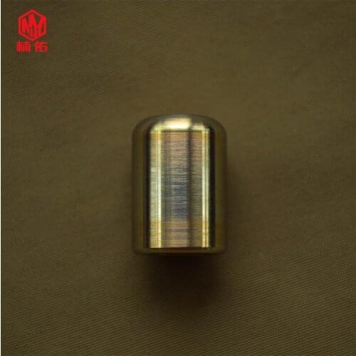 1PC Titanium Alloy Cylindrical EDC Paracord Beads Umbrella Rope Cord Lanyard Pendants Knife Beads Outdoor Knife Accessories