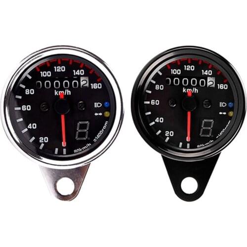 2 LED DC12V Tachometer Motorcycle Tachometer LED Durable Household Appliances Motorcycle Tachometer Pratical Accessories