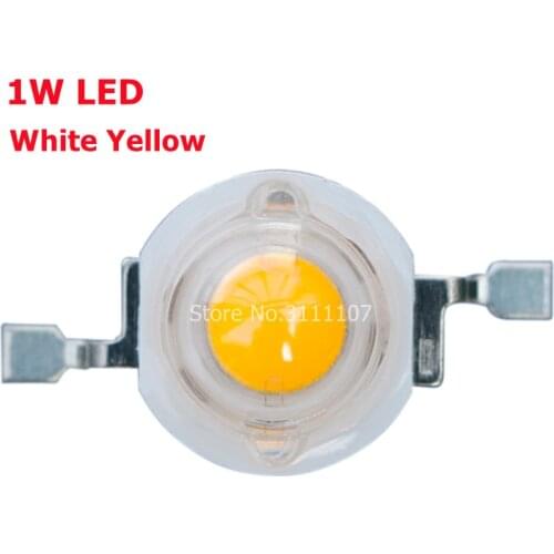 25PCS/LOT 1W LED Kit White Red Yellow Green Blue 5 Colors Each 5 PCS high power led beads Set high brightness LED Diode Kit