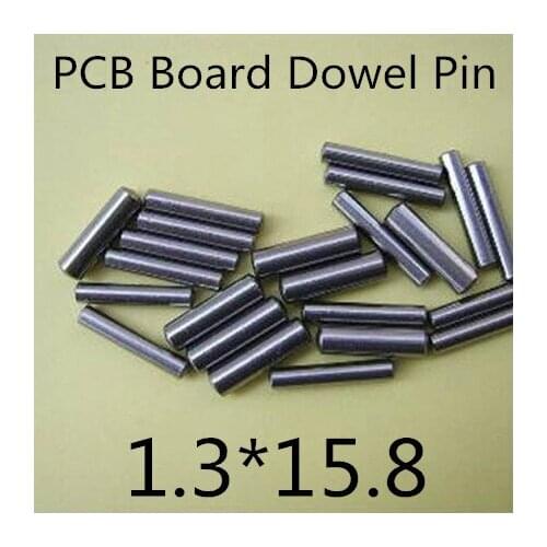 500pcs/lot High Quality 1.30mm stainless steel pcb board dowel pin length 15,8