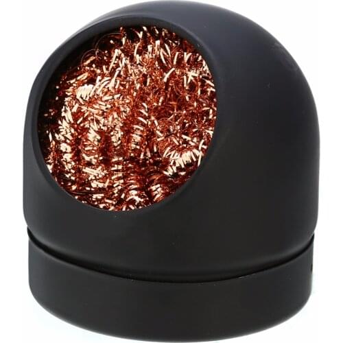 1pc Welding Soldering Accessories Mayitr Solder Iron Tip Cleaner Ball Holder with Steel Wire Sponge