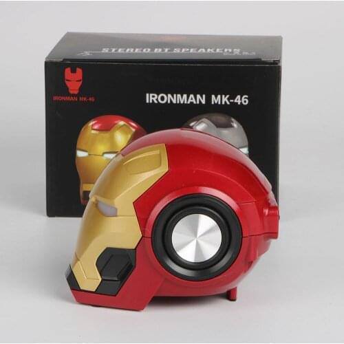 2021Marvel Wireless Audio Bluetooth Speaker Subwoofer with FM Radio Support TF Card Portable Hifi 360 Stereo Loudspeaker