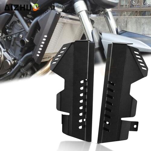 MT 07 Motorcycle Radiator Side Cover FOR YAMAHA MT-07 FZ-07 MT07 FZ07 2013-2016 2015 Radiator Reserve Tank Side Cover Protector