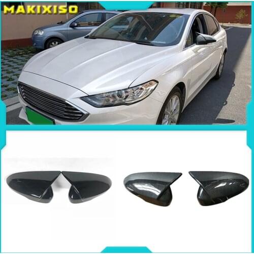 Loyalty Sideview Mirror Cover for Ford Mondeo/Fusion 2013 2014 2015 2016 2017 2018 M4 Style Carbon Fiber Car Accessories