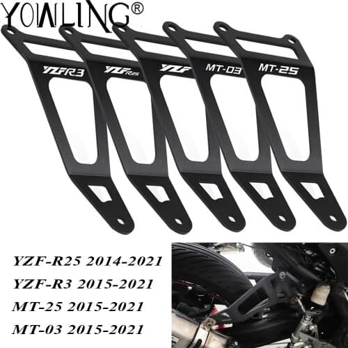 For YAMAHA YZF-R25 YZF-R3 MT-25 MT-03 YZF MT R25 R3 25 03 YZFR25 YZFR3 MT25 MT03 2015+ Motorcycle Rear Foot Rest Blanking Plates