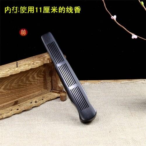 Ebony guqin censer FuYi type lie present line censer guqin present Chen xiang ta teachers furnace wholesale