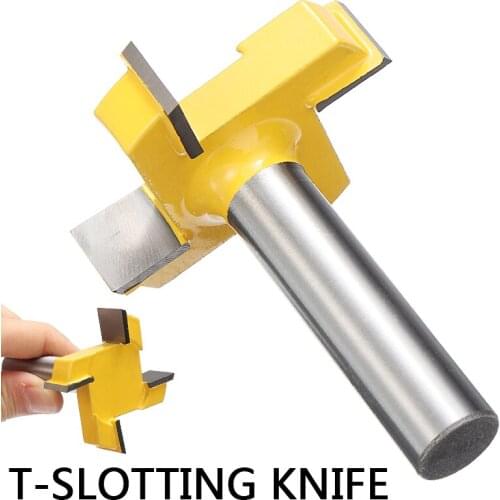 CNC Spoilboard Surfacing Router Bit 1/2 Inch Shank Carbide Tipped for Wood Woodwork Cutting Tools