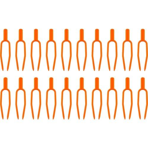 Tool Fixed Fixture Clip Gardening Tools 100pcs High-quality Plant Clamps Durable 100PCS/Set Orange Environmental Strawberry Fork