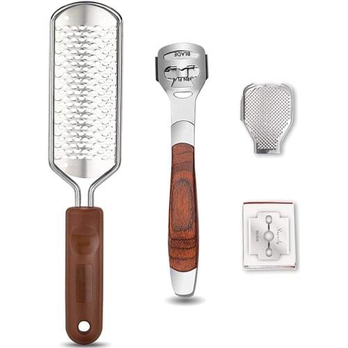 Stainless Steel Wear-resisting Callus Remover Foot File Scraper Portable Multifunctional Foot File Foot Care Tools for home