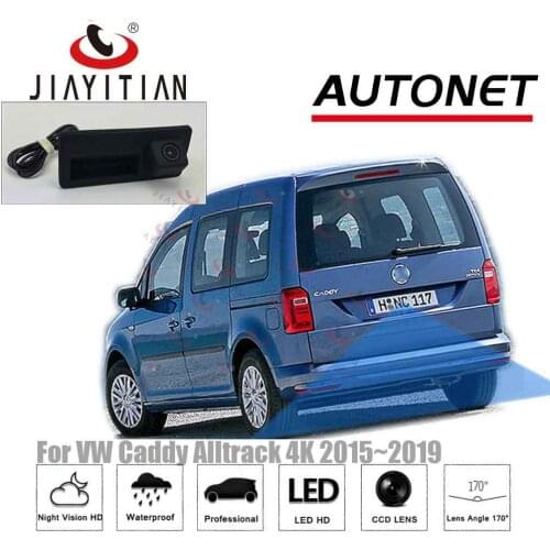 JIAYITIAN Rear View Camera for Volkswagen vw Caddy 2015 2016 2017 2018 2019 HD Trunk Handle Camera/Reverse camera/backup camera