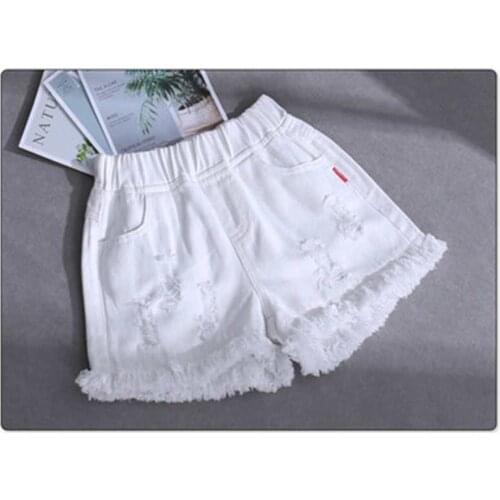 Summer Thin Children Wear Shorts Boy Baby and Girl Pants Solid Color Cotton 3-15 Year Old Childrens Leisure Pants Toddler Baby