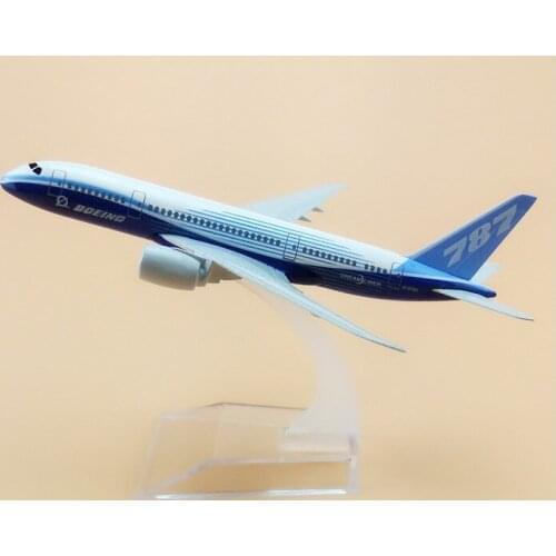 16cm Metal Prototype Air Boeing 787 B787 Airlines Plane Model ProtoMech Development Aircraft Airplane Model w Stand
