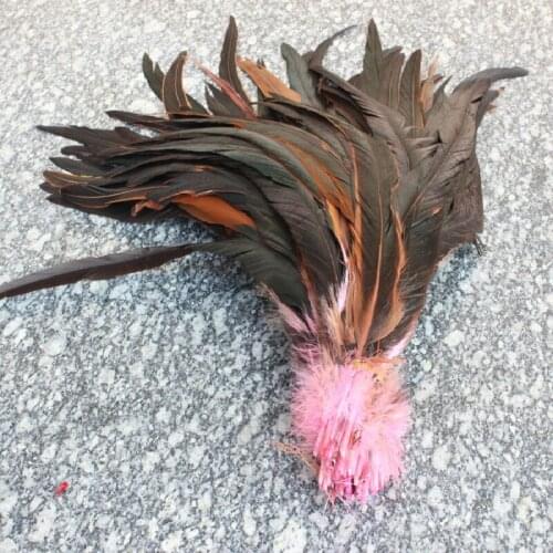 Wholesale 500PCS pink Rooster Tail Feathers 30-35 cm / 12-14 inches