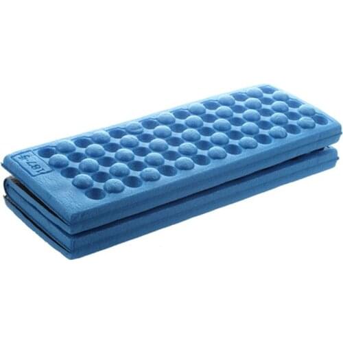 Personalized Folding Foam Waterproof Seat Pad Chair Cushion Blue