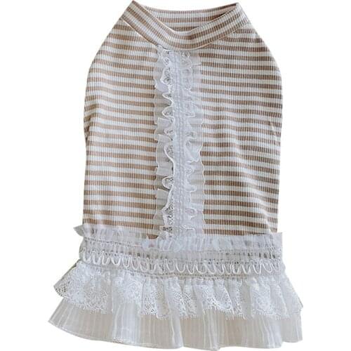 Cat Dress Dog Lace Skirt Puppy Apparel Small Dog Clothes Yorkshire Pomeranian maltese Bichon Poodle Schnauzer Corgi Clothing