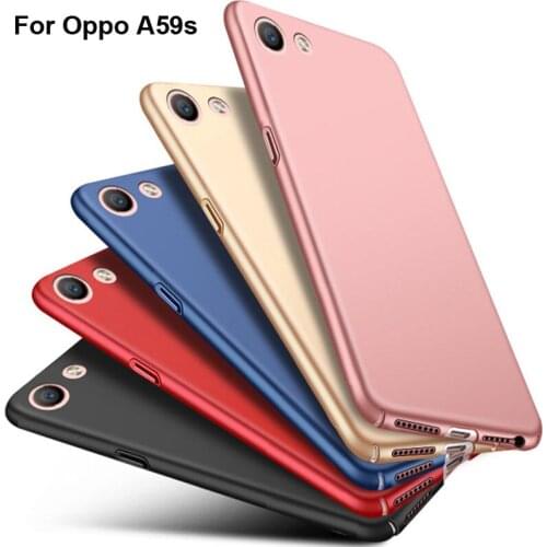 Luxury Simple Cover Protective Shockproof Phone Cases For Oppo A59s A59m Ultra Slim Hard PC Cover For Oppo A59 s Case Coque