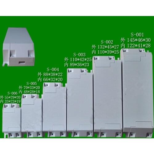 Led drive power plastic box enclosures