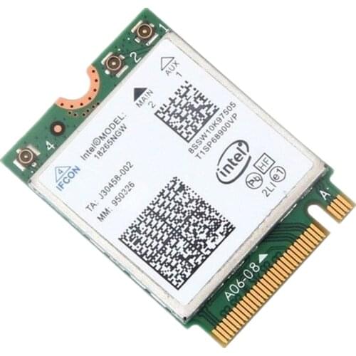 Tri-Band Wireless-AC 18265 wifi Adapter 2.4G/5G BT 4.2 For Intel 18265NGW Bluetooth 4.2 WIFI Module 867Mbps Wireless Card