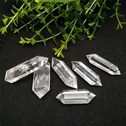 10pcs Crystal Wand Stones Healing Crystals Points Quartz Mineral Natural Point Rock Gemstone Stone Wands Feng Shui Decorations