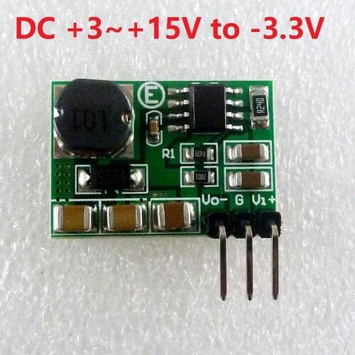 500mA 3-15V to -3.3V DC-DC Boost-Buck Inverting switch regulators Positive to Negative Voltage Module