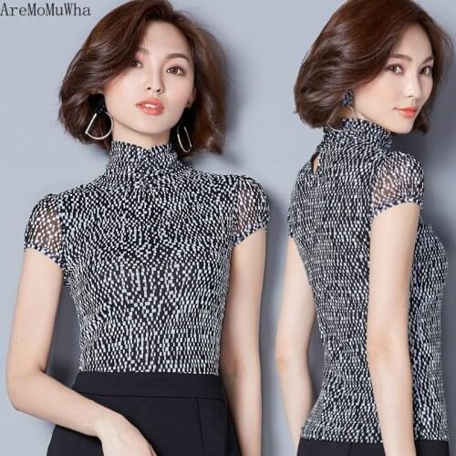 Женские рубашки с коротким рукавом AreMoMuWha China At AliExpress